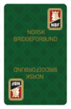 NBF kort, grønn - pakke med 12 stokker
