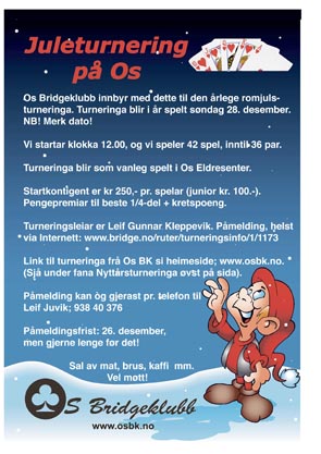 Innbyding til juleturneringa