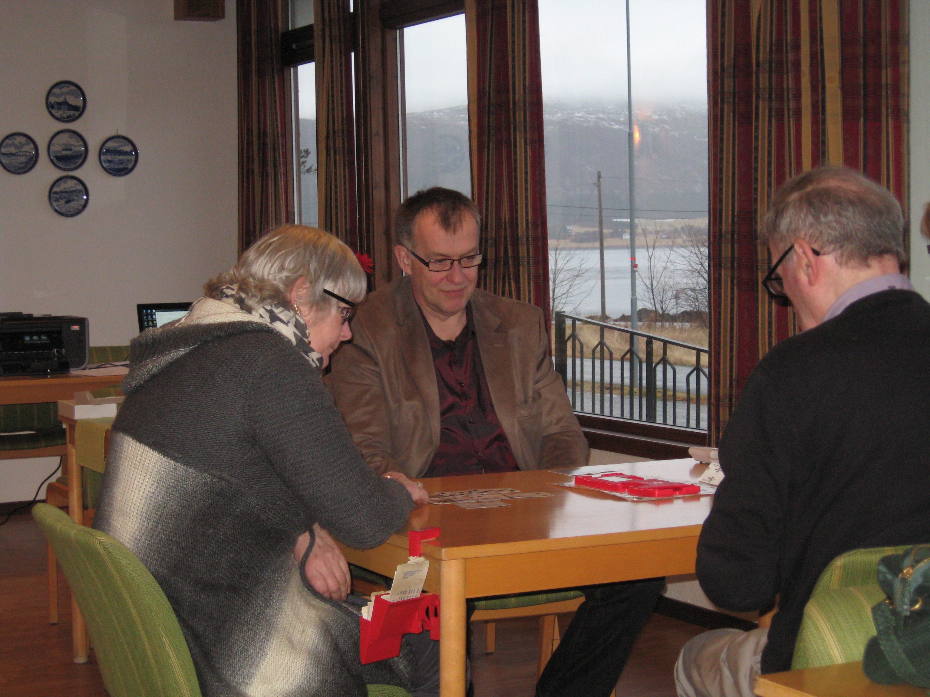 3,5 bord  i kveld ,dette var på nytt triveligt.