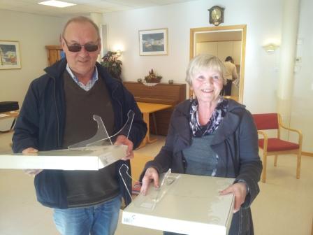 Erna Einara Nerbø og Sigmund Bakkemyr, Aukra BK kretsmestera i mix 2012