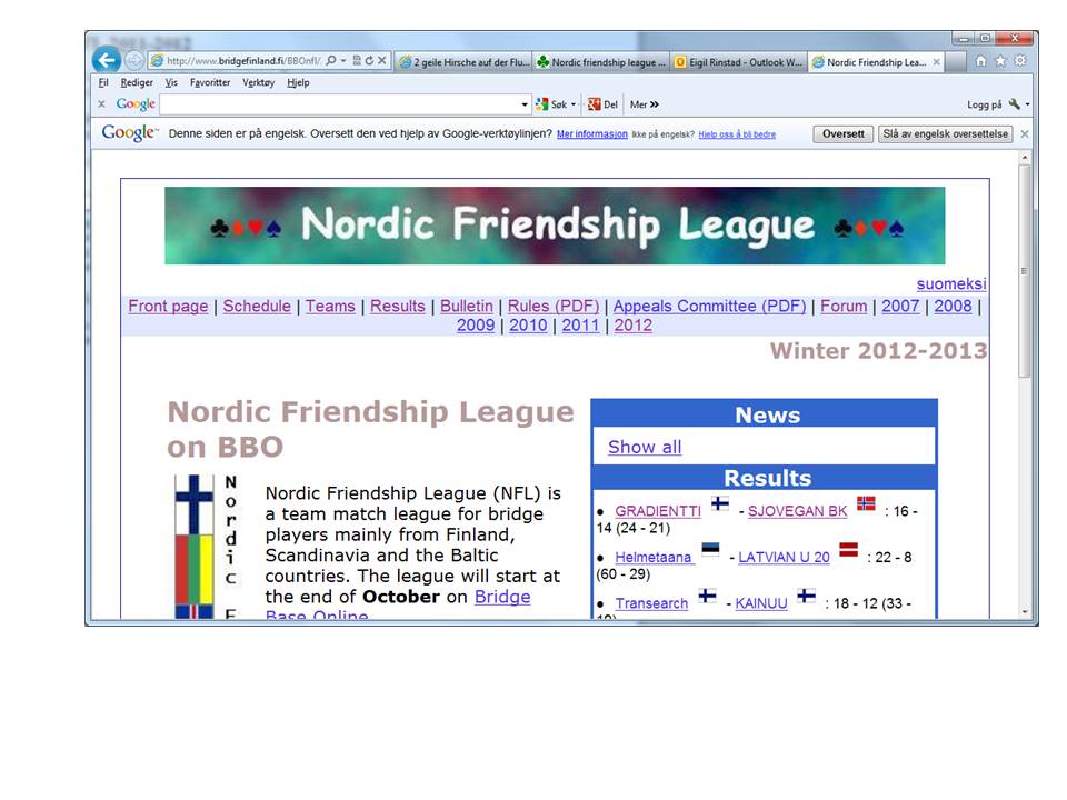 Nordic friendship league