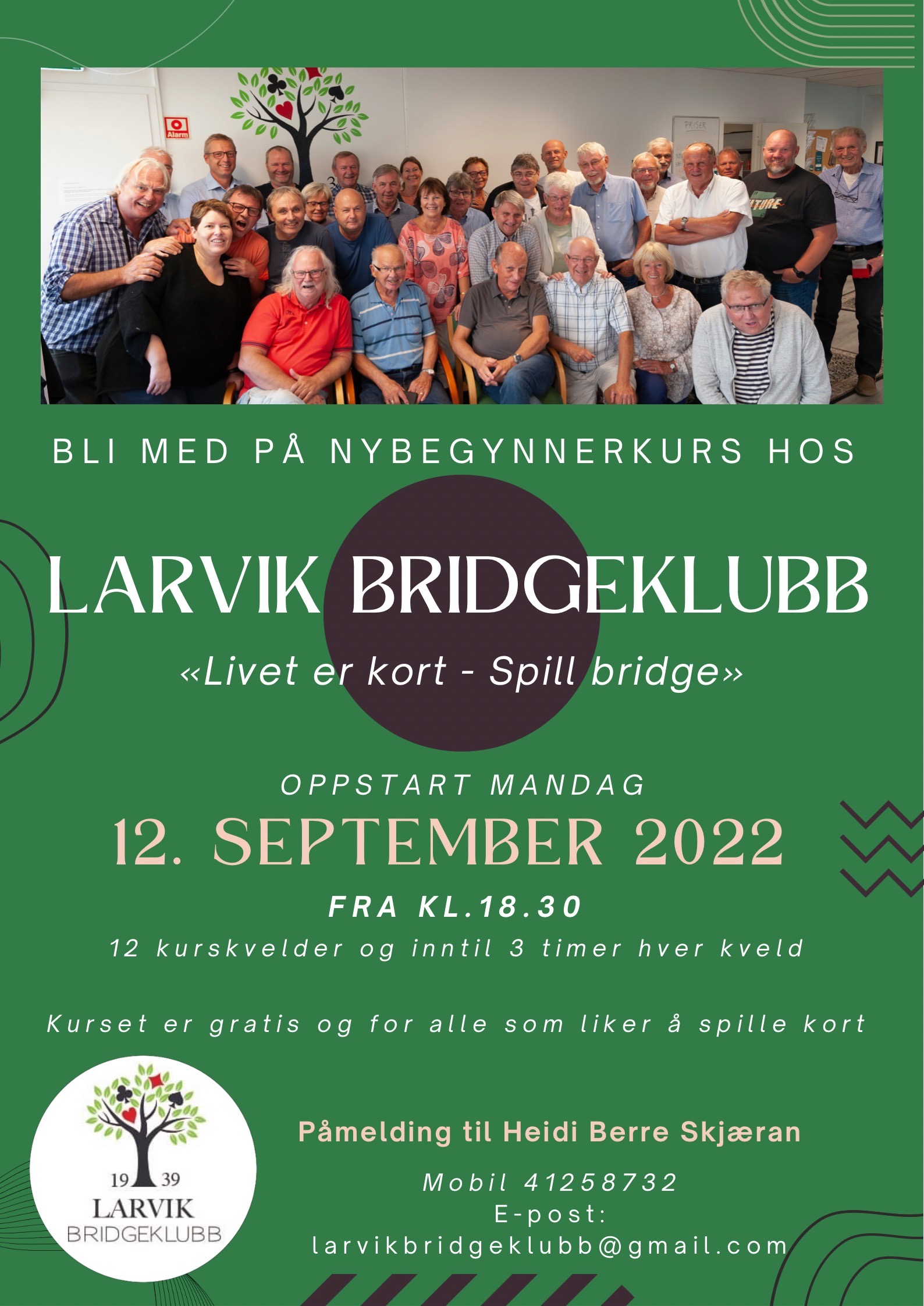 Nybegynnerkurs starter snart